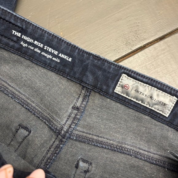 AG Anthropologie Stevie high-rise ankle jeans Sz 27 - Picture 7 of 8